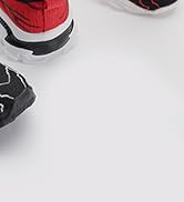 BRONAX Little/Big Boys Comfortable Graffiti Personality Tennis Shoes
