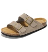 Project Cloud Genuine Leather Flat Sandals Beach Essentials Womens Sandals Memory Foam (Venita)