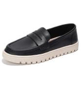 Project Cloud Genuine Leather Loafers for Women - Non Slip Work Shoes Women Footwear