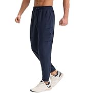 BALEAF Men’s Hiking Pants Lightweight Quick Dry Joggers with Pockets Cargo Pants Water Resistant ...