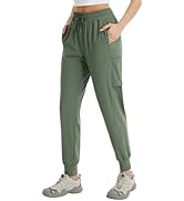 BALEAF Women's Cargo Joggers Hiking Pants with Pockets Lightweight Jogger Quick Dry Sweatpants