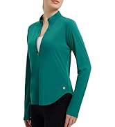 BALEAF Women's Sun Shirts UPF50+ Half 1/4 Zip Shirt Rash Guard Long Sleeves SPF Lightweight Cloth...