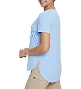 BALEAF Women's Short Sleeve T Shirts Crew Neck Workout Tops Running Shirts Sun Protection Quick D...