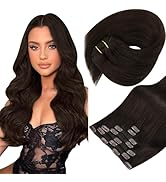 Sunny Hair Clip in Hair Extensions Straight Human Hair Clip in Extensions Remy Clip in Hair Exten...