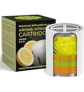 AquaHomeGroup Vitamin C + E + A Shower Filter Replacement Cartridge with Aroma Granules (Lemon) -...