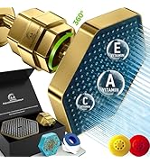 AquaHomeGroup Luxury Filtered Shower Head Set - 20 Stage Shower Filter for Hard Water, Chlorine, ...