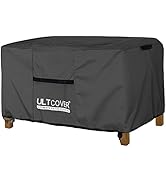 ULTCOVER Patio Coffee Table Cover, Waterproof Rectangular Outdoor Small Side Table Cover 48x26x18...