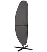 ULTCOVER Patio Umbrella Parasol Cover - 600D Waterproof Outdoor Offset Banana Style Umbrella Cove...