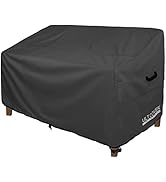 ULTCOVER Patio Furniture Sofa Cover 60W x 35D x 35H inch Waterproof Outdoor 2-Seater Loveseat Cov...