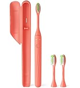 Philips One by Sonicare Battery Toothbrush, Brush Head Bundle, Miami Coral, BD1001/AZ