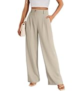 LILLUSORY Wide Leg Dress Pants Women's High Waisted Dressy Trousers