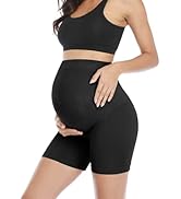 POSHGLAM Women's Maternity Shapewear Seamless Pregnancy Underwear Belly Support High Waist Mid-Th...
