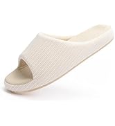 Chantomoo Womens Slipper Memory Foam Slippers Casual Comfy House Slippers Rubber Sole Bedroom Coz...