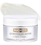 Maskiss Q10 Anti-Wrinkle Face Cream, Unscented Anti-Aging Face Moisturizer for Sensitive Skin, Fi...