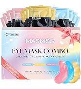 Maskiss Under Eye Patches (15 Pairs), 3 Colors Eye Masks Gift Set for Dark Circles Puffy Eyes, Un...